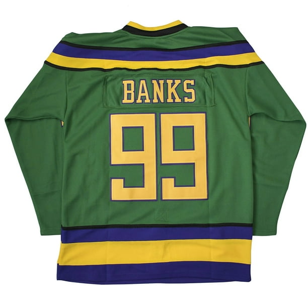 Adam Banks #99 The Mighty Ducks Hockey Movie Jersey