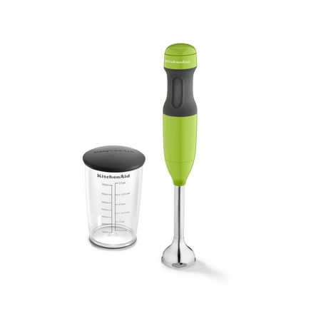 KitchenAid 2-Speed Hand Blender, Green Apple (Best Blender For Hot Liquids)