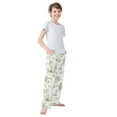 thumbnail image 4 of FORMRS Kids Pajama Pants with Pockets Size 6-8Y Boys Lounge Sleep Bottoms, Watercolor Forest Pattern, 4 of 8