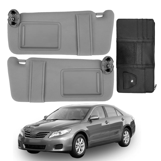 Parasoles Dimeani para Toyota Camry 2007-2011, 2 piezas, gris