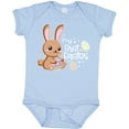 thumbnail image 3 of Inktastic My 1st Easter with Cute Brown Bunny and Easter Eggs Boys or Girls Baby Bodysuit, 3 of 5