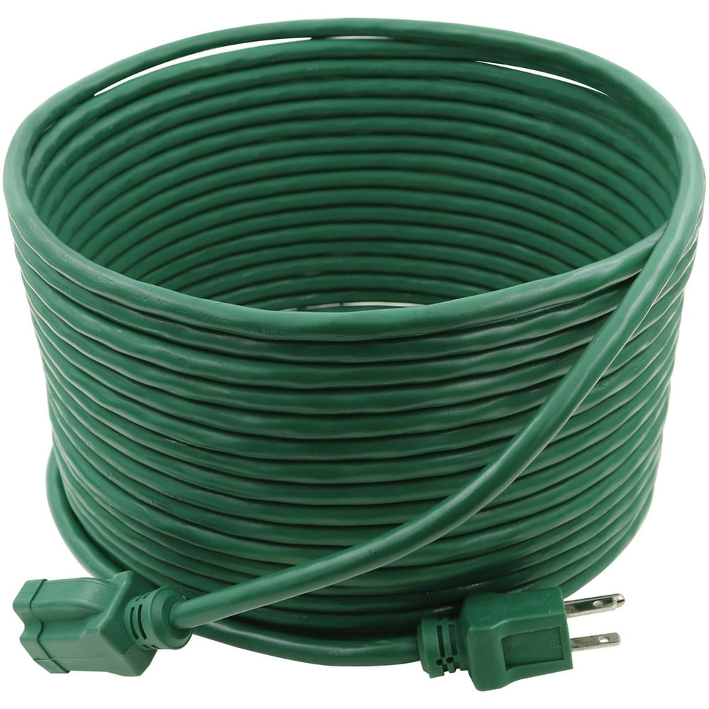 PRIME EC880627 16/3 SJTW Landscape Extension Cord, 35 Feet (Green)
