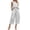 White#16, variant on XXL Women's Summer 2 Piece Outfits Set Round neck Sleeveless Tank Crop Tops Wide Leg Pants Set Pockets Suits White