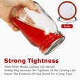 thumbnail image 4 of 60PCS Canning Lids Regular Mouth, 70MM Reusable Mason Jar Lids Leakproof Split Type Canning Jar Caps with Silicone Seals Rings, 4 of 6