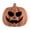 Terracotta Orange, variant on QLUEWX Resin Jack O' Lantern LED Light, Hollow Face Faux Pumpkin Lamp, Flameless Halloween Tabletop Decor for Fall Harvest Mantel Shelf Home Display