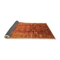 thumbnail image 2 of Ahgly Company Indoor Square Oriental Orange Industrial Area Rugs, 4' Square, 2 of 4