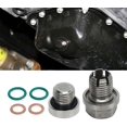 thumbnail image 3 of HUGFEGWE Oil Drain Plug, Engine Oil Drain Plug, Oversize Piggyback Drain Plug Stainless Steel Self Tapping Oil Pan Thread Repair Kits with Hex (.1-1.5x15mm) CJB91-45899, 3 of 9