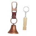 thumbnail image 5 of Bear Bell Survival Whistle Keyring Lightweight Iron Alloy for Outdoor Hiking Camping Backpackers, 5 of 9