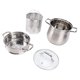 thumbnail image 1 of Olla Antiadherente, Olla De Acero Inoxidable Con Tapa Y Cesta De , Olla Para Sopa Con Asas Que Se Mantienen Frías,olla Para Cocinar,utensilios De Cocina,calentamiento, 1 of 7