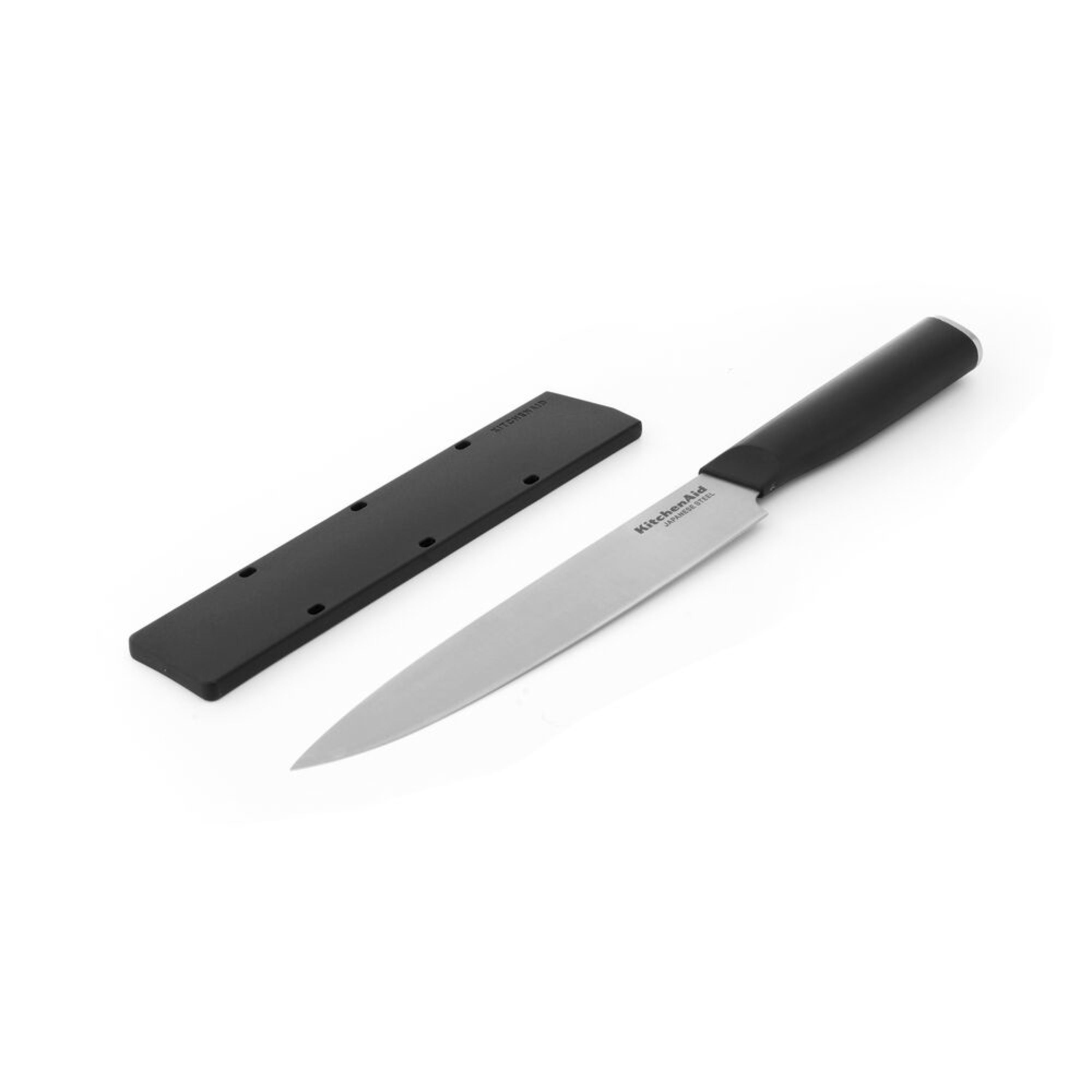Kitchenaid Classic Slicing/Carving Knife with Endcap and Blade Cover, 8-inch, Black