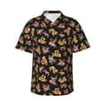 thumbnail image 1 of Fotbe Rose Flower Bear Camisa Hawaiana para Hombre Unisex – Camisa Casual de Verano con Botones de Manga Corta de Algodón y Lino,Medium, 1 of 7