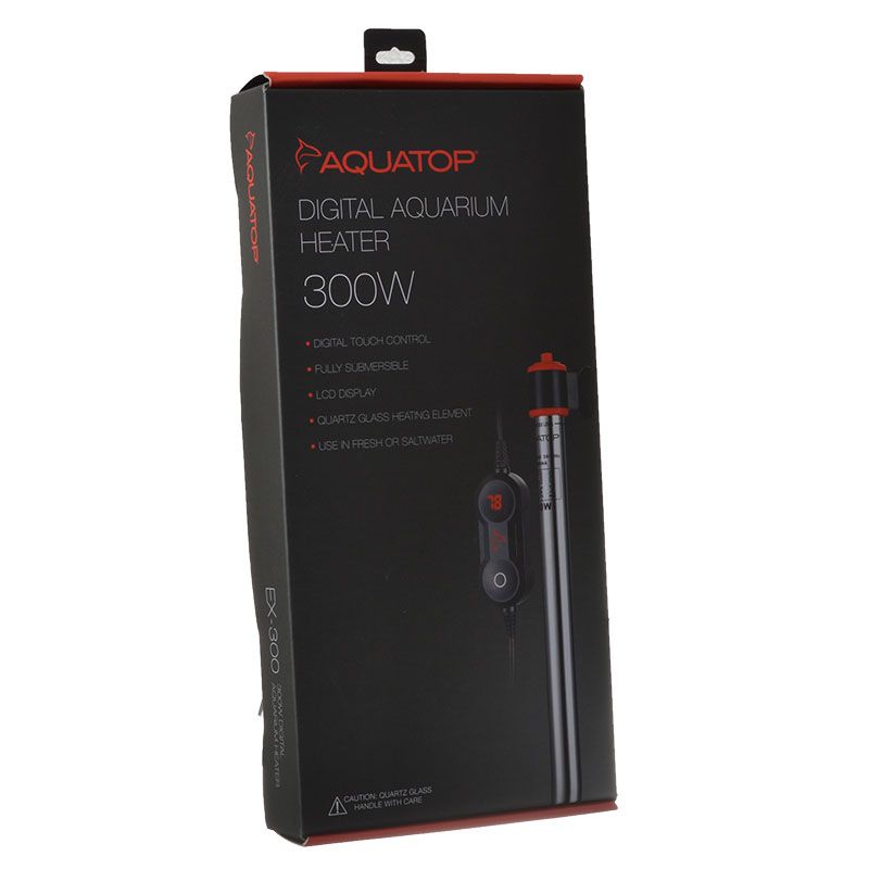 Aquatop Digital Aquarium Heater with Display 300 Watt 80 Gallons