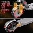 thumbnail image 4 of Folding Electric Scooter for Adults - 350W Motor 8.5" Solid Tires, up to 19MPH and 20Miles Long-Range Portable Commuting Scooter, 4 of 7