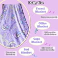 thumbnail image 4 of Manta para niños Symi SMMR Moon Glow, 127 x 152 cm, color morado, 4 of 7