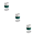 thumbnail image 3 of Transemion Weather-Resistant Ceramic Pot Helper For All Planting Needs Ceramics Ceramic Flower Pots Ceramic Flowerpot Planter blackish green 11*11 3Set, 3 of 6