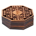 thumbnail image 2 of Posavasos De Bambú, Alfombrilla Para Taza De Té, Almohadilla Aislante Térmica Para Suministros Para La Ceremonia Del Té, 2 of 7