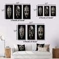 thumbnail image 4 of Designart "Traditional African Mask Ethnically Crafted XII" African Tribal Framed Wall Art Set Of 3 - Black African Tribal Frame Canvas Set For Living Room Decor, 4 of 6