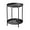 2-tier, Black, variant on Wubio Outdoor Side Table, 2-Tier Metal Round End Table, Black