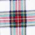 thumbnail image 2 of FAMILY PJs Sets White Knit Elastic Band Plaid Long Sleeve V Neck Button Up Straight leg Everyday  Size S, 2 of 2
