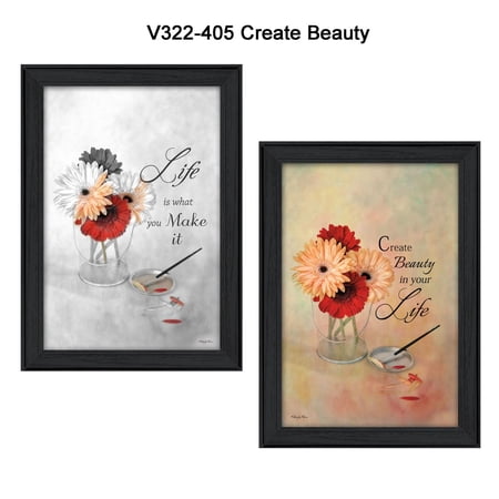 TrendyDecor4U Create Beauty Collection By Robin-Lee Vieira Wall Art V322-405