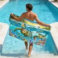thumbnail image 5 of Bcylexb Colorful Quick Dry Beach Towels, 28"x 55" Sea Turtle Pattern Towels Portable Sand Free Lightweight Pool Towels for Beach Travel Swimming Bath Towel, 5 of 6