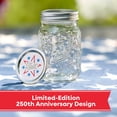 thumbnail image 4 of Limited Edition Ball Americana Pint Mason Jar, 16 oz. Regular Mouth Glass Jars, Pint Size Mason Canning Jars, 4 Pack, 4 of 8
