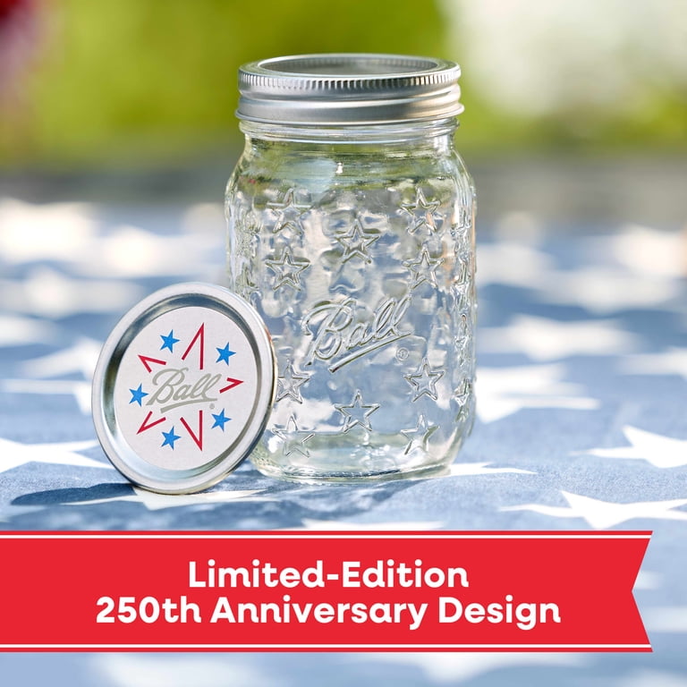 Limited Edition Ball Americana Pint Mason Jar, 16 oz. Regular