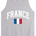 thumbnail image 2 of Instant Message - France Flag - Men's Jersey Tank Top, 2 of 5