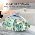 thumbnail image 4 of JSTEL Cute Dinosaur Dino Baby Satin Pillowcase Standard Size Pillow Cases Envelope Closure Bed Pillow Cover, 20 x 26 inch, 4 of 9