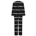 thumbnail image 5 of Two Piece Outfits For Women Fashion Printed Long Sleeved And Pants Set Casual Two-Piece Set Up to 65% off, 5 of 5