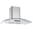 thumbnail image 4 of Ancona GCL636 36" Wall Mount Glass Canopy Range Hood with Night Light in Stainless Steel, 4 of 9