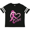 thumbnail image 3 of Inktastic Cure- Breast Cancer Awareness pink ribbon Boys or Girls Toddler T-Shirt, 3 of 5