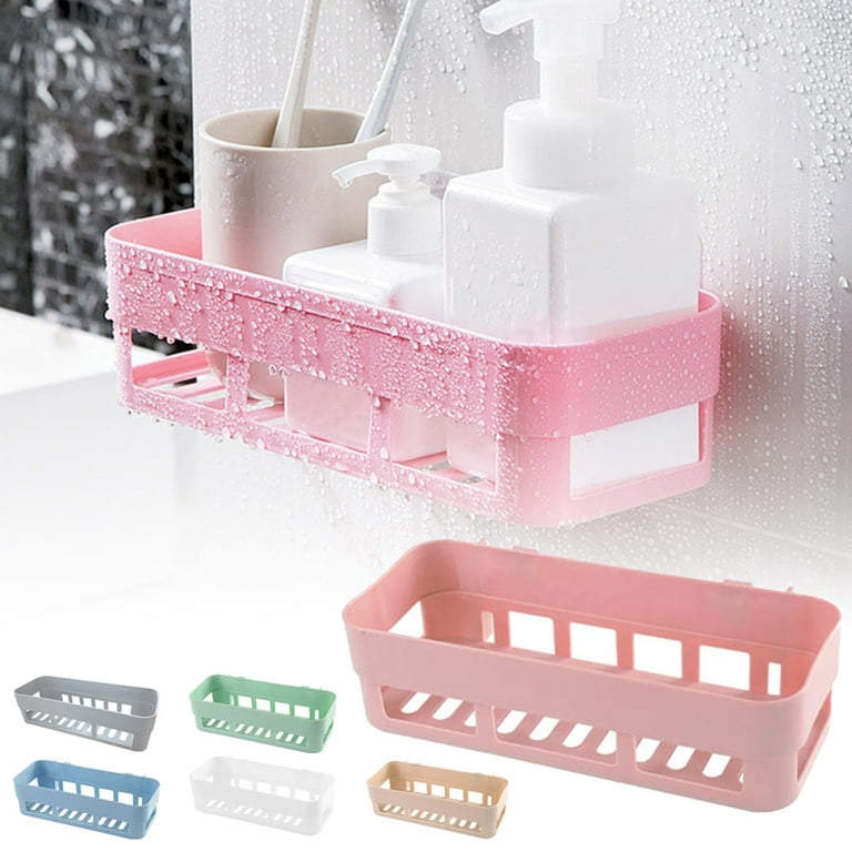 Adhesive Soap Holder for Shower Wall - Drill Free Bar Soap Dish for Bathroom  Storage in - Shower Soap Caddy,pink 