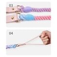 thumbnail image 6 of 120cm/ 150cm Weaving Dog Leash Gradients Color Flexible Dog Rabbits Cat Traction Rope Dog Leash for Walking Products, 6 of 20