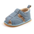 thumbnail image 3 of Gyratedream Baby Boys Girls PU Leather Sandals Lightweight Anti-slip Summer Shoes,0-18M, 3 of 7