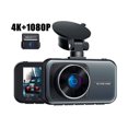 thumbnail image 1 of Dash Cam delantera y trasera, Mini Dash Cam 1080P Full HD, pantalla IPS, 2 formas de montaje, visión nocturna, bloqueo de accidentes, grabación en bucle, monitor de estacionamiento, 1 of 5
