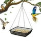 thumbnail image 1 of Comedero colgante de malla metálica para pájaros – Comedero decorativo para jardín y patio para aves silvestres, 1 of 9