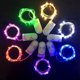 thumbnail image 3 of Cadena de luces LED de cobre de 2 m, 3 m y 5 m con botón CR2032, funciona con pilas, para decoración de fiestas, bodas y Navidad, 3 of 4
