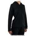 thumbnail image 2 of Sudadera Wilson Talla G Deportiva Abierta con Cierre y Capucha de French Negra, 2 of 4