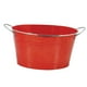 thumbnail image 3 of Bañera de Almacenamiento Ovalada, Cubo de Hielo, Bañera de Vino, Cubo de Refrigeración Duradero para Bebidas, Bañera para Regalos, Viajes de Boda, Acc Rojo, 3 of 8