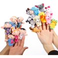 thumbnail image 1 of Twister.CK Juego de marionetas de dedo Story Time 16 piezas - 10 animales y 6 personas Miembros de la familia Títeres Juguetes Muñecas lindas para niños, espectáculos, tiempo de juego, escuelas, 1 of 7