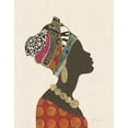 thumbnail image 2 of Tava Studios 20x24 Gold Ornate Wood Framed with Double Matting Museum Art Print Titled - African Silhouette Woman I, 2 of 4
