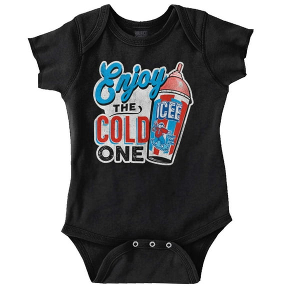Icee Enjoy The Cold One Officially Romper Boys or Girls Infant Baby Brisco Brands 12M