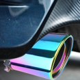 thumbnail image 4 of 63mm Stainless Steel Exhaust Tip Automatic Vent Pipe Straight Through Design Car Accessory Upgrade, 4 of 4