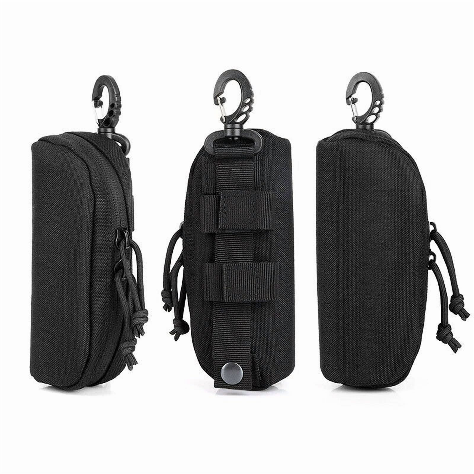 Eyeglasses Case Anti-Shock Molle Zipper Sunglasses Pouch Bag Glasses Box Holder