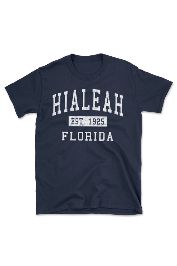 Hialeah Florida Classic Established Men's Cotton T-Shirt