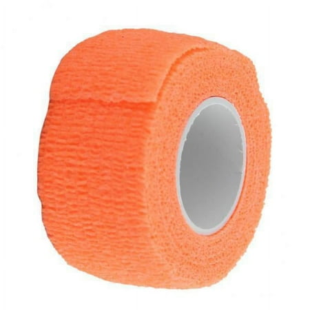 TOOYFUL 4x2.5cm First Aid Medical Ankle Care Self-Adhesive Gauze Tape Orange 4 Pcs