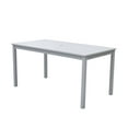thumbnail image 3 of Vifah Bradley Outdoor 7-Piece Wood Patio Dining Set In White V1336SET3, 3 of 5