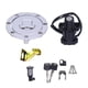 thumbnail image 4 of Juego de cerradura para motocicleta, juego de cerradura para motocicleta para tapa de tanque de combustible, cerradura de encendido, uso conveniente, 4 of 9