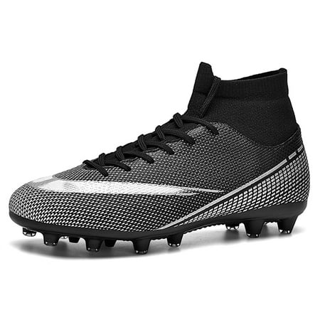 

Men s Athletic Soccer Football Cleats High-Top Football Soccer Shoes Big Boys Athletic Sneaker Shoes for Outdoor/Indoor/Competition/Training for Men Black 45
